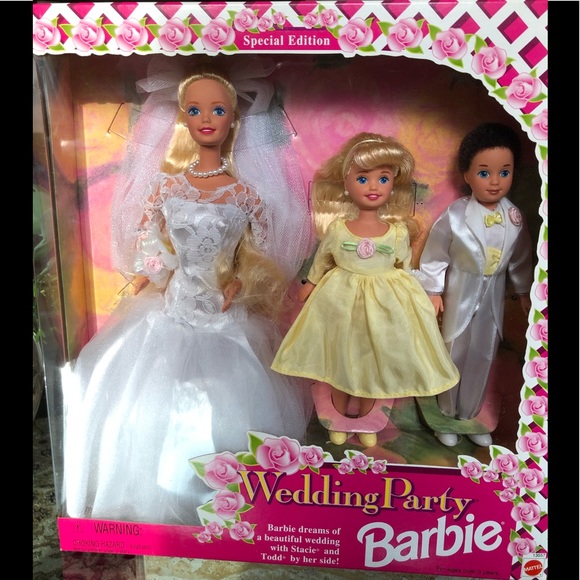wedding party barbie